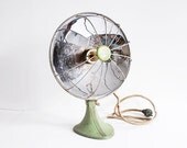 Beautiful Green Art Deco Vintage Space Heater - Moderne Heater by the Knapp-Monarch Co - alivingspace
