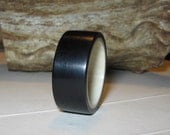 Gaboon Ebony Lined with Antler, Custom Wood and Antler Ring