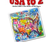USA to Z City Alphabet Book