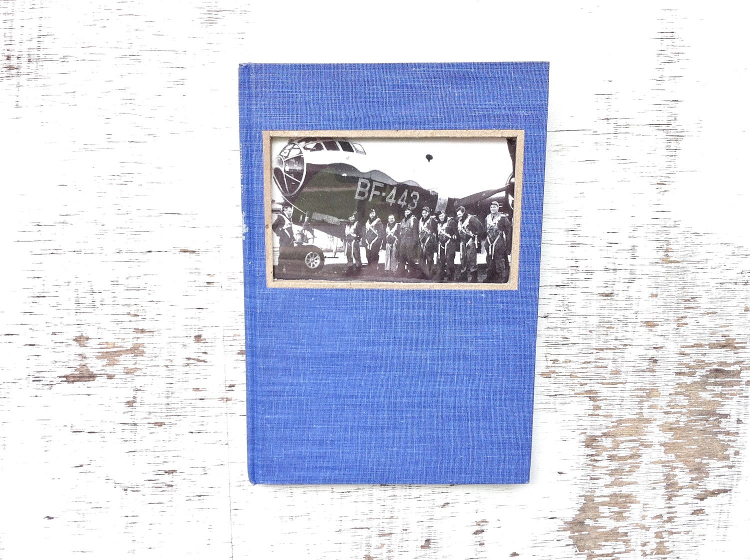 vintage book picture frame. READABLE vintage book as unique photo frame. Nonstop to London, 1975. bluejean cobalt poetry travel england