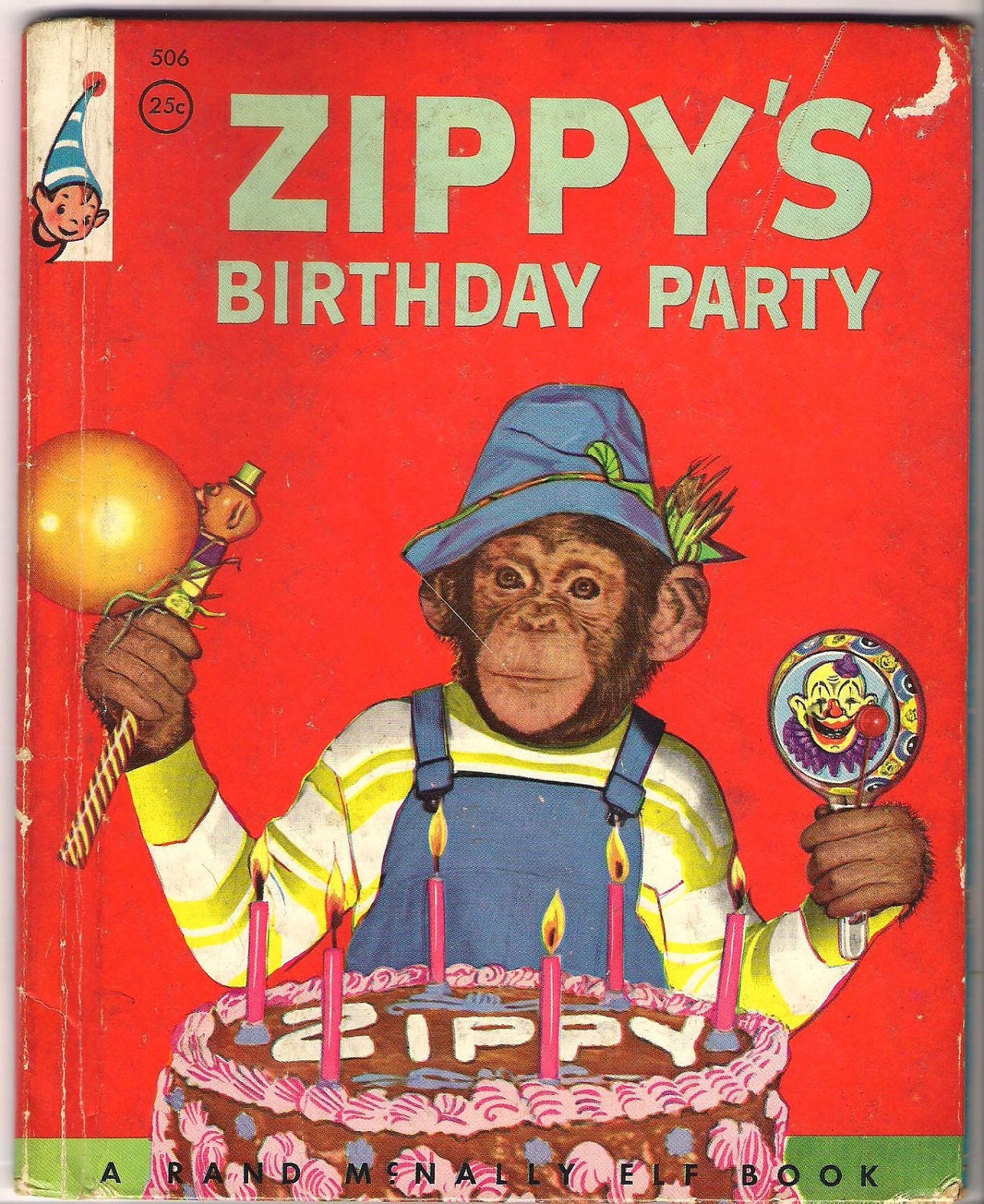 1955 Zippys Birthday Party Elf Book