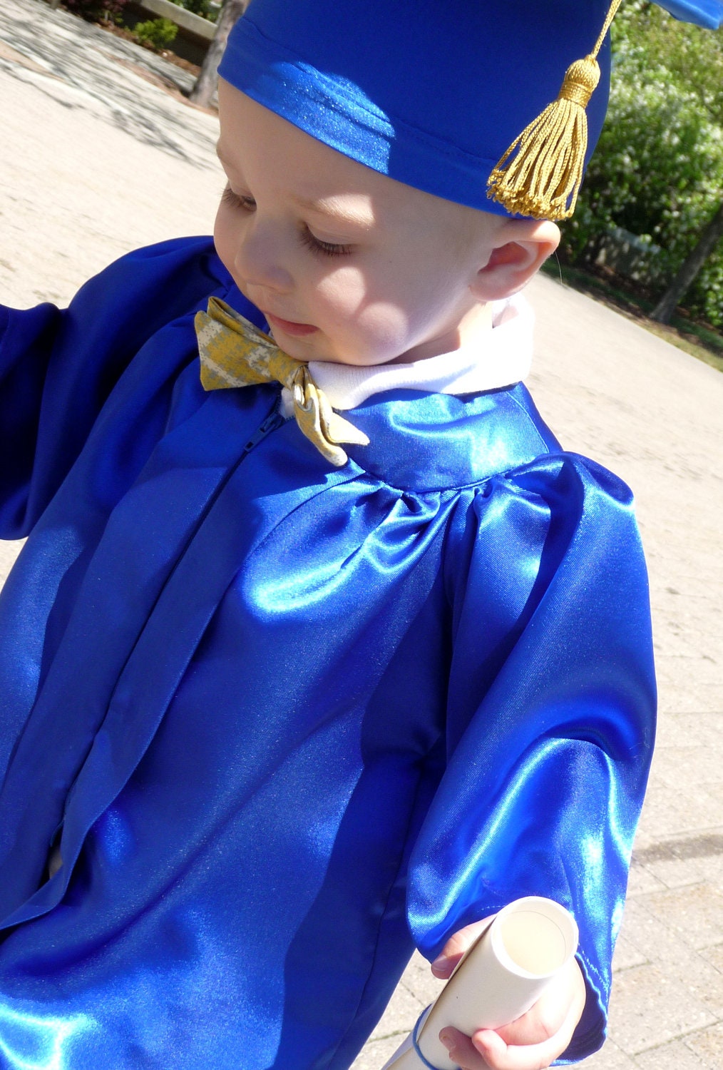 5 color options Graduation Cap and Gown/Robe Outfits for Newborn, Infant, and Baby (Newborn - Toddler 3T)