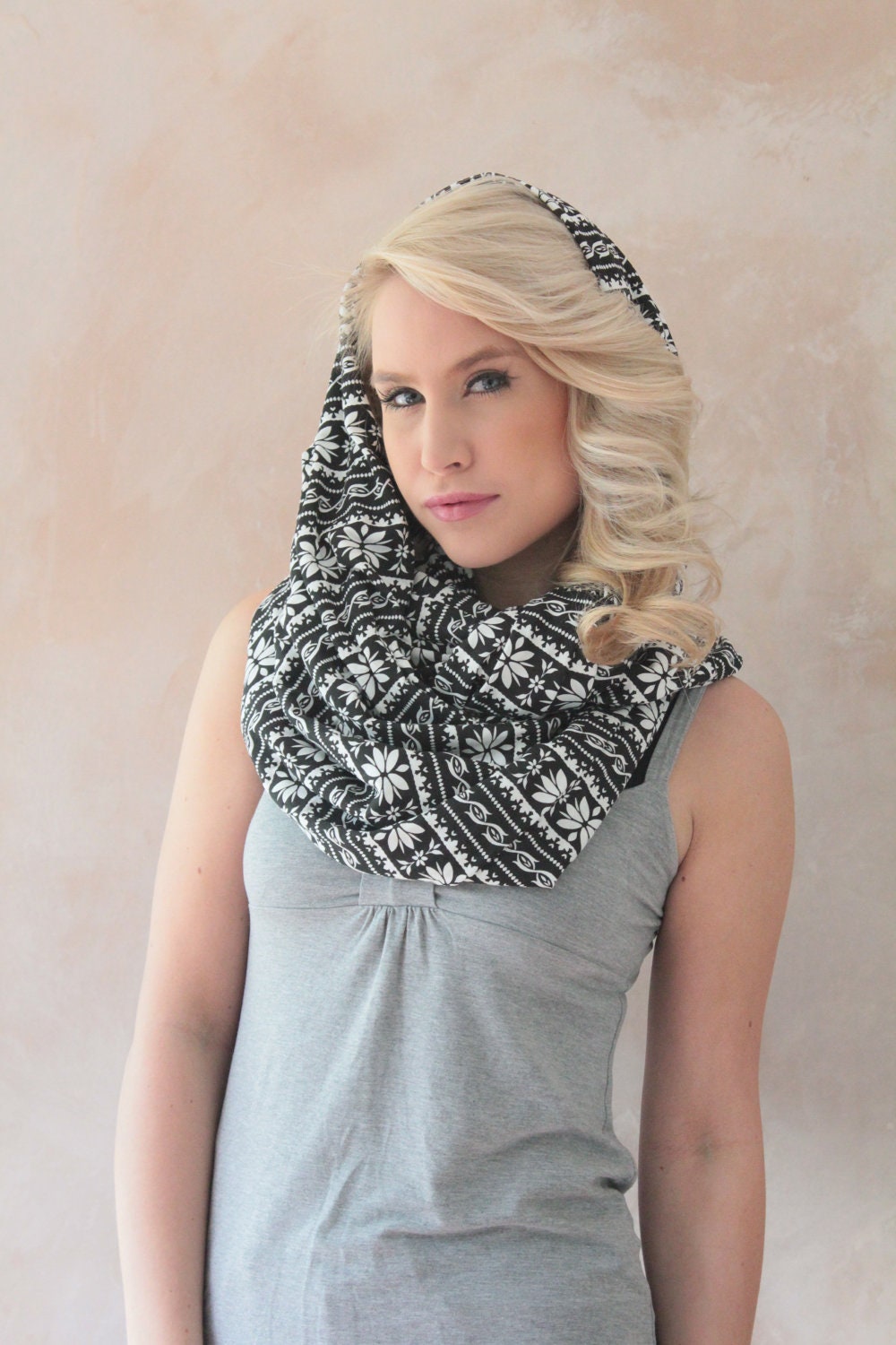 Infinity scarf, Circle scarf, Eternity scarf, Jersey scarf, Tube scarf, Loop scarf, Snood, T-Shirt scarf, Extra Large Chunky scarf