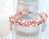 French braid & Sparkle, String bracelet