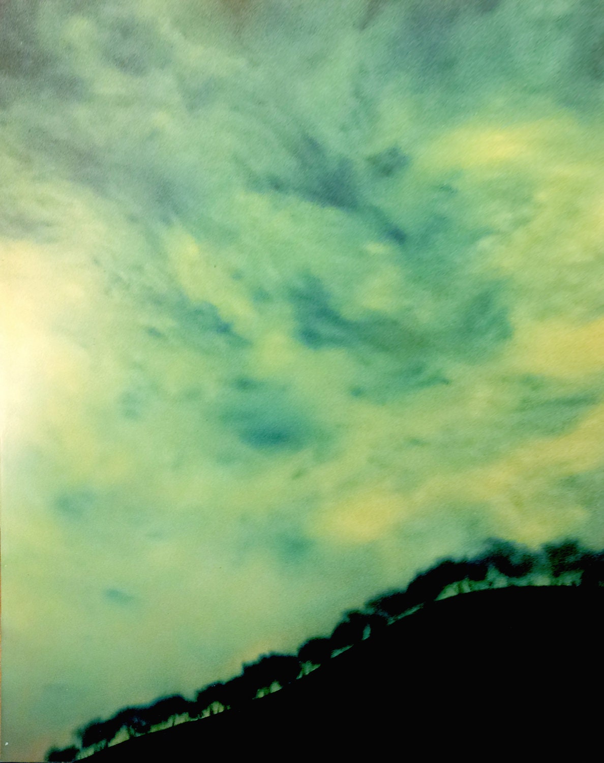 Marbled Sky is an original oil on canvas, measuring 27 x 36 inches