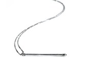 Silver Matchstick Necklace