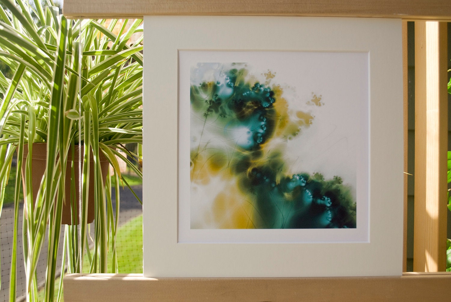 NEW - 'Drifters 2' 11x11 Matted Fractal Print