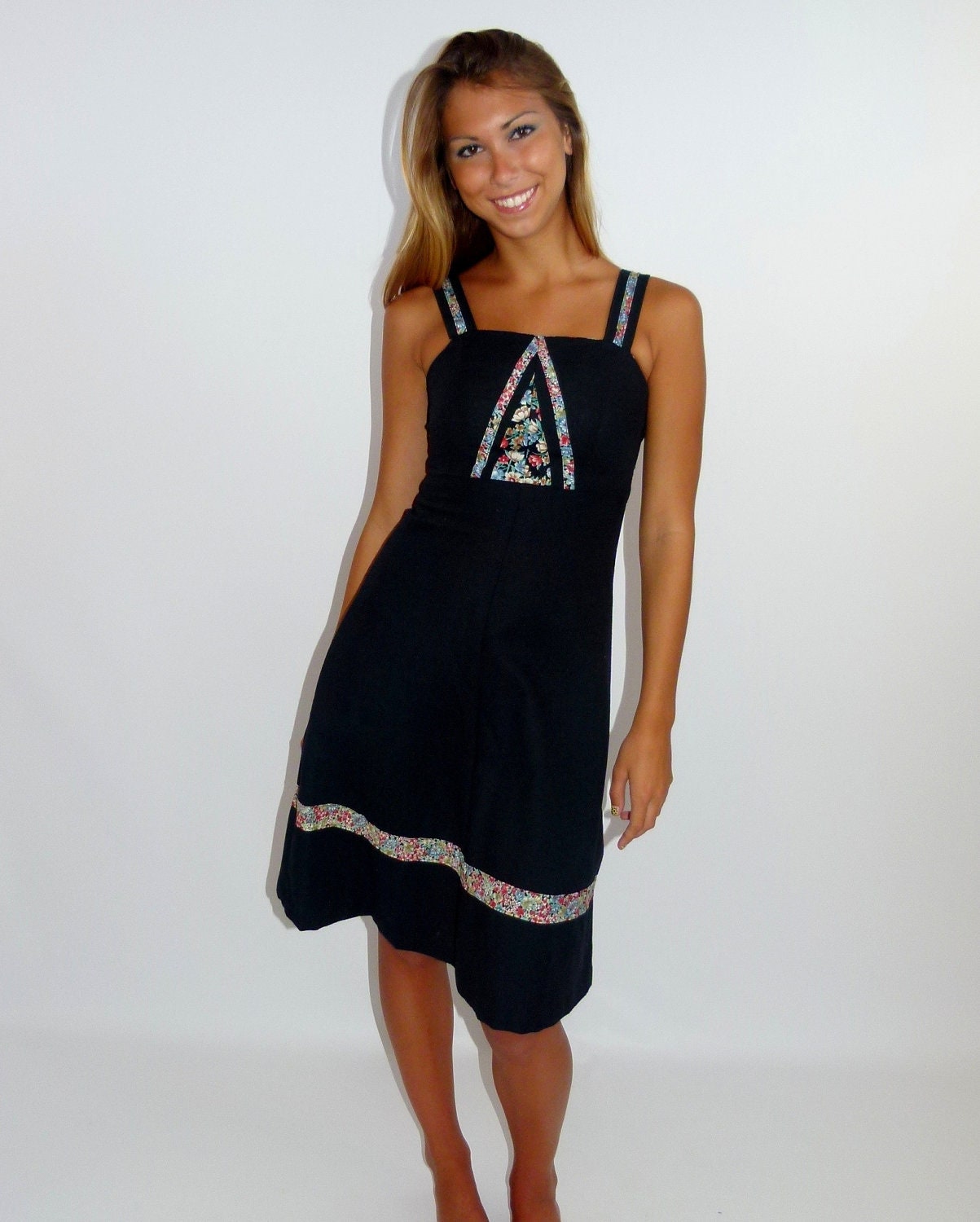 Boho Black Dress