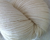 SOCK Silk Merino Yarn Undyed Yarn  Ecru Yarn Base
