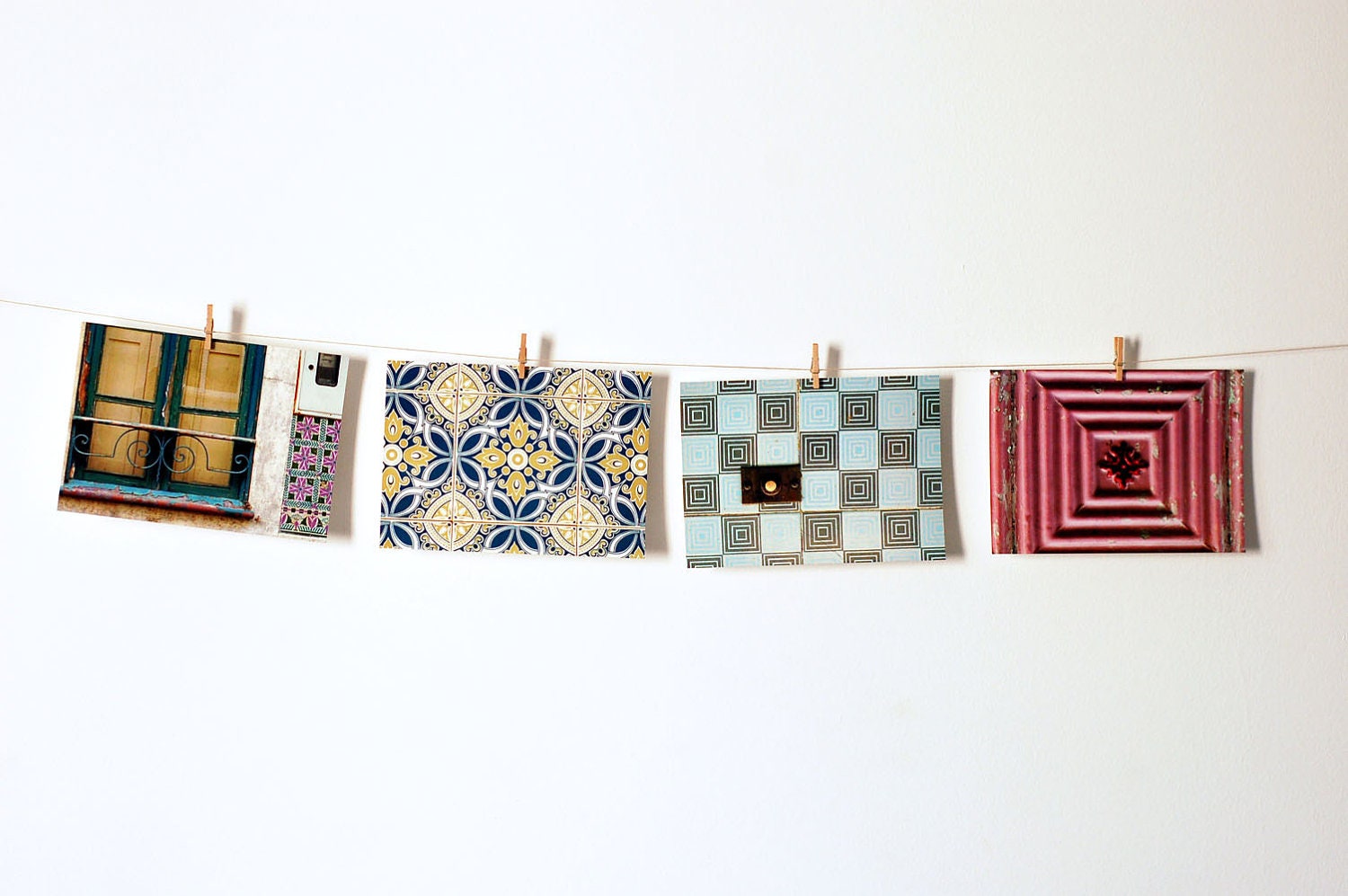 Azulejos - Set of 4 photo postcards