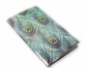 2013 - 2014  mini Planner - Peacock Feather print - 2 year pocket calendar