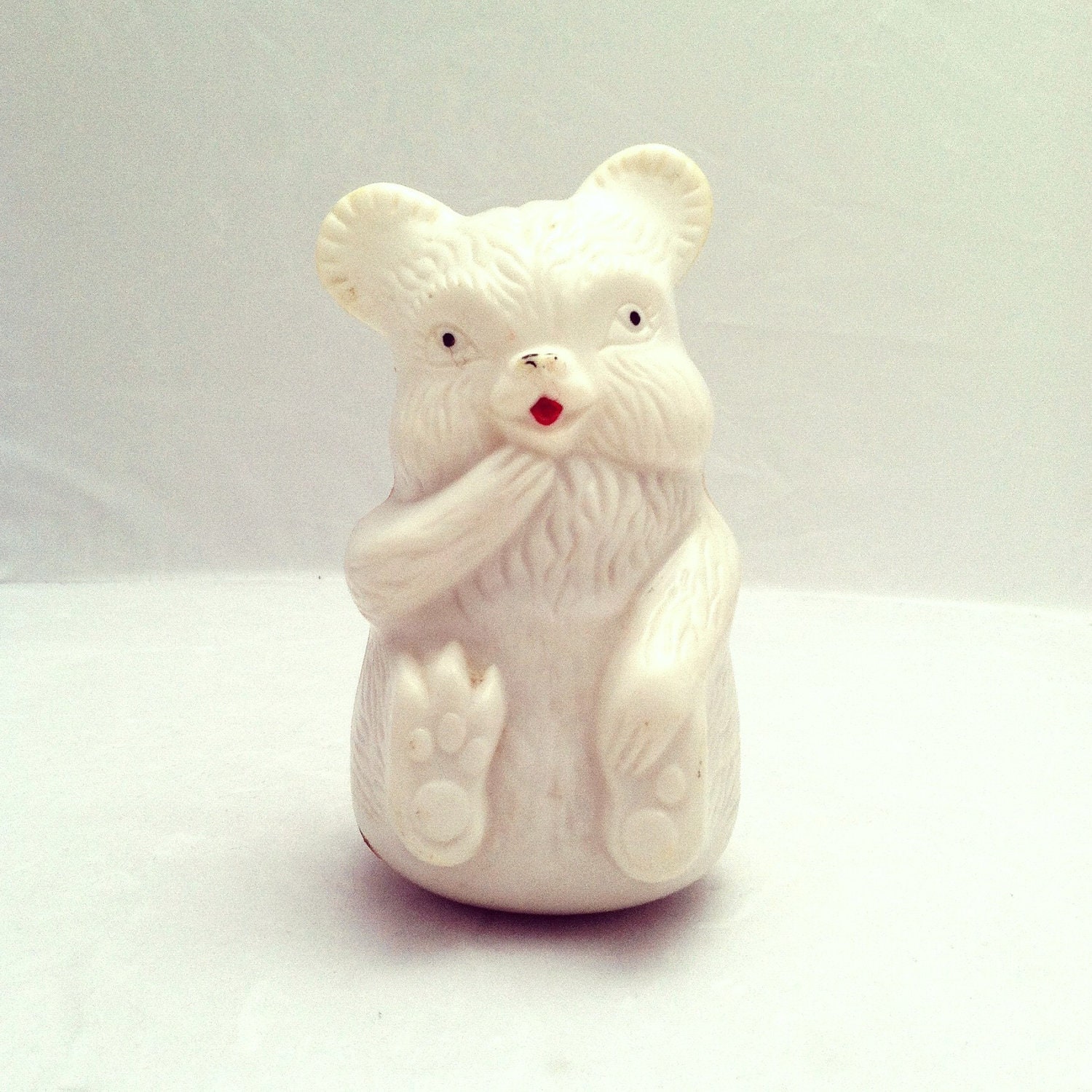 Vintage JINGLE BELL BEAR / Old Children's Toy