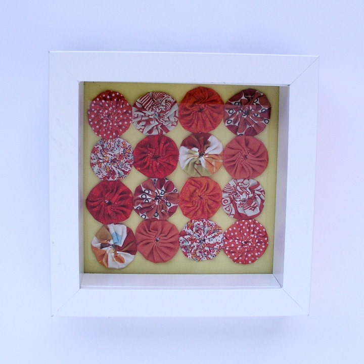 Framed Yoyo Quilt