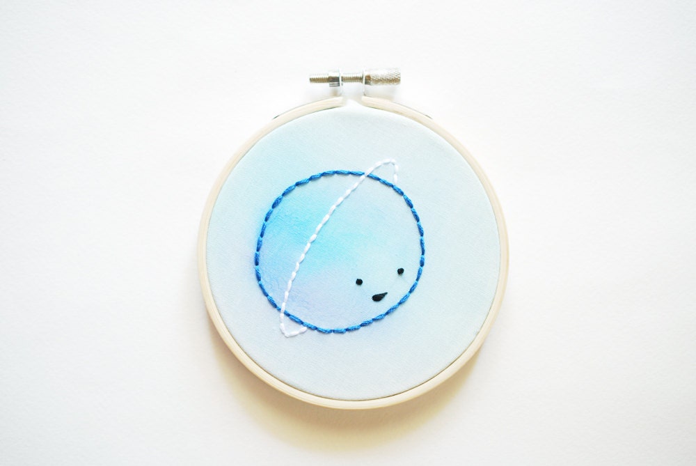 The Solar System Set - Outer Space Hand Embroidery Pattern