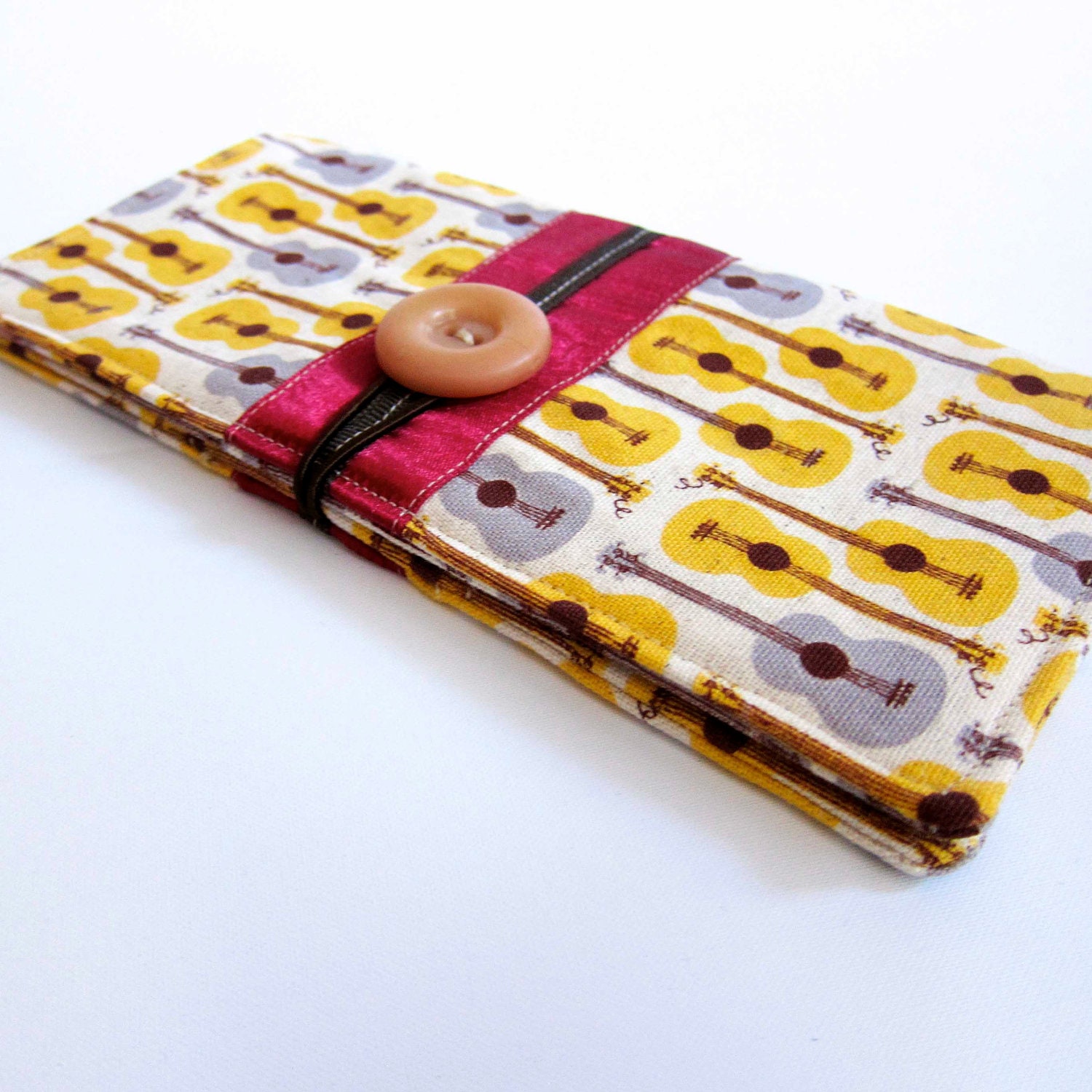 Acoustic Guitar Clutch Wallet