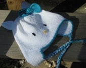 Hello, Kitty....knit hat