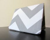 Card Wallet - Steel Gray Chevron