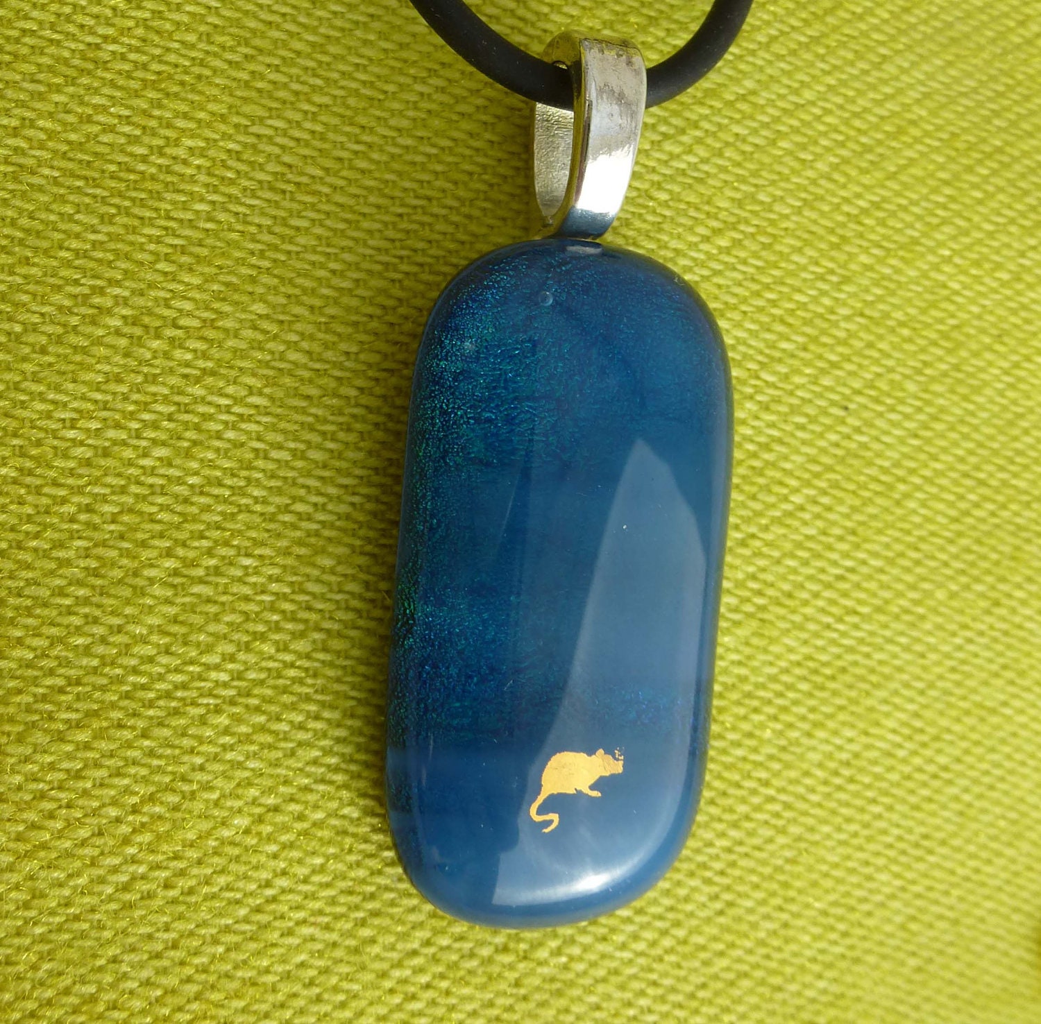 Rat Glass Necklace