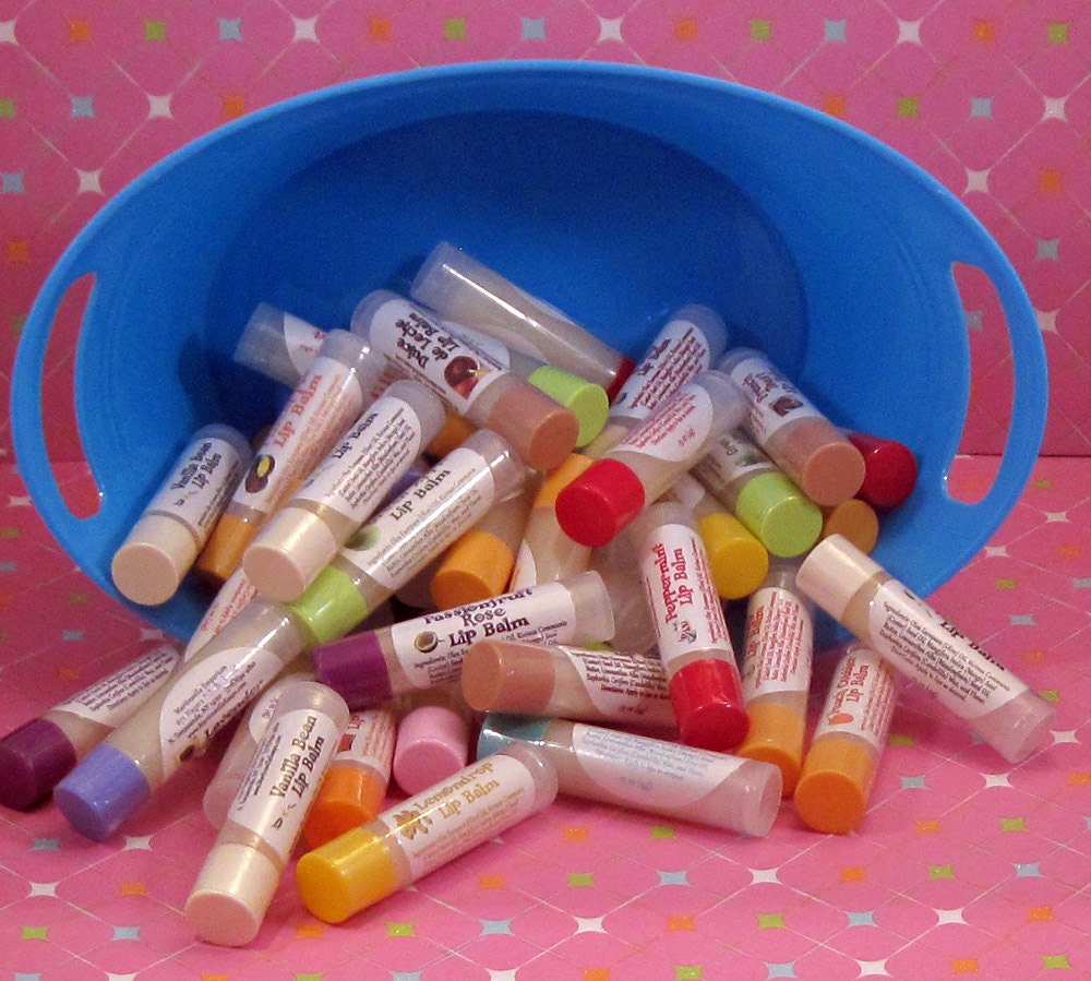 Lip Balm 6 Pack  - Over 90 Flavors to Choose From - Acai to Zucchini Bread and everything in between
