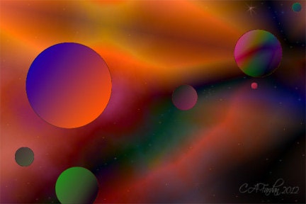 Digital Art Photo Print My Space in The Universe 4 by 6