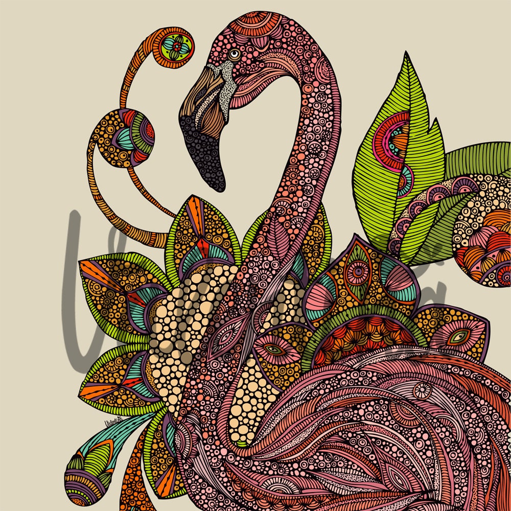 Royal flamingo - 8x10 print