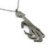 ParaNorman Zombie Necklace - Hand Cut Sterling Silver