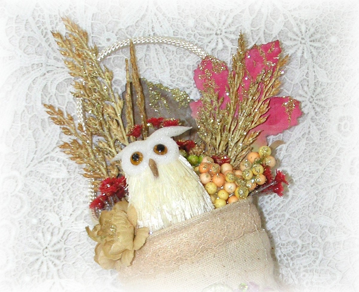 Halloween Owl Hanging Decoration Autumn Fall Home Decor