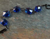 Cobalt Blue Crystal Bracelet