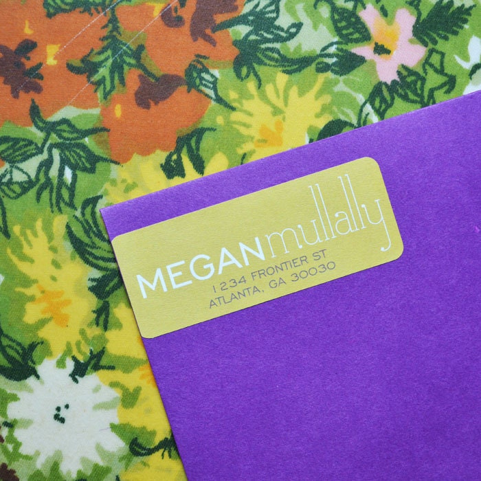 Megan Mullally Return Address Labels