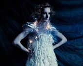 Clear PVC Shrug with LED Lights Lady Gaga Drag Queen Diva Costume Prom Avant Garde Sci Fi Fantasy Couture BARBARELLA by Lovechild Boudoir