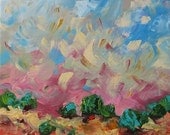 MOVING SALE - Painting Original Abstract Painting Impressionist Acrylic Painting on Canvas by Linda Monfort