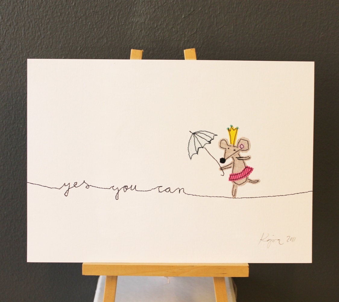 yes you can - art print