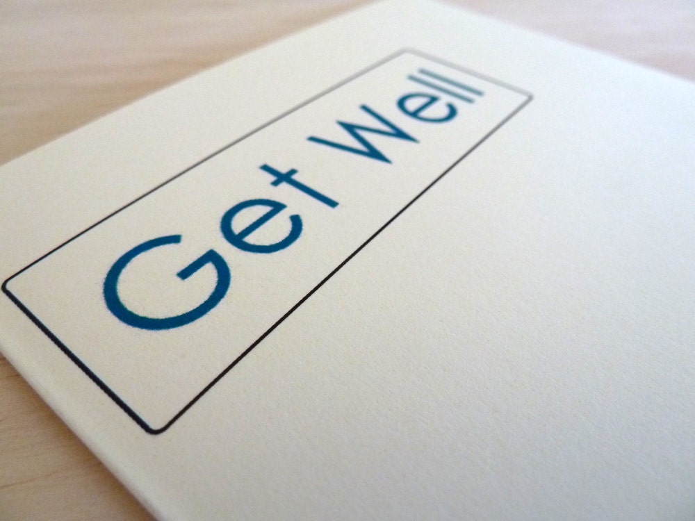 Mature Get Well Card