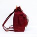 The Camper Satchel in Red Waxed Canvas