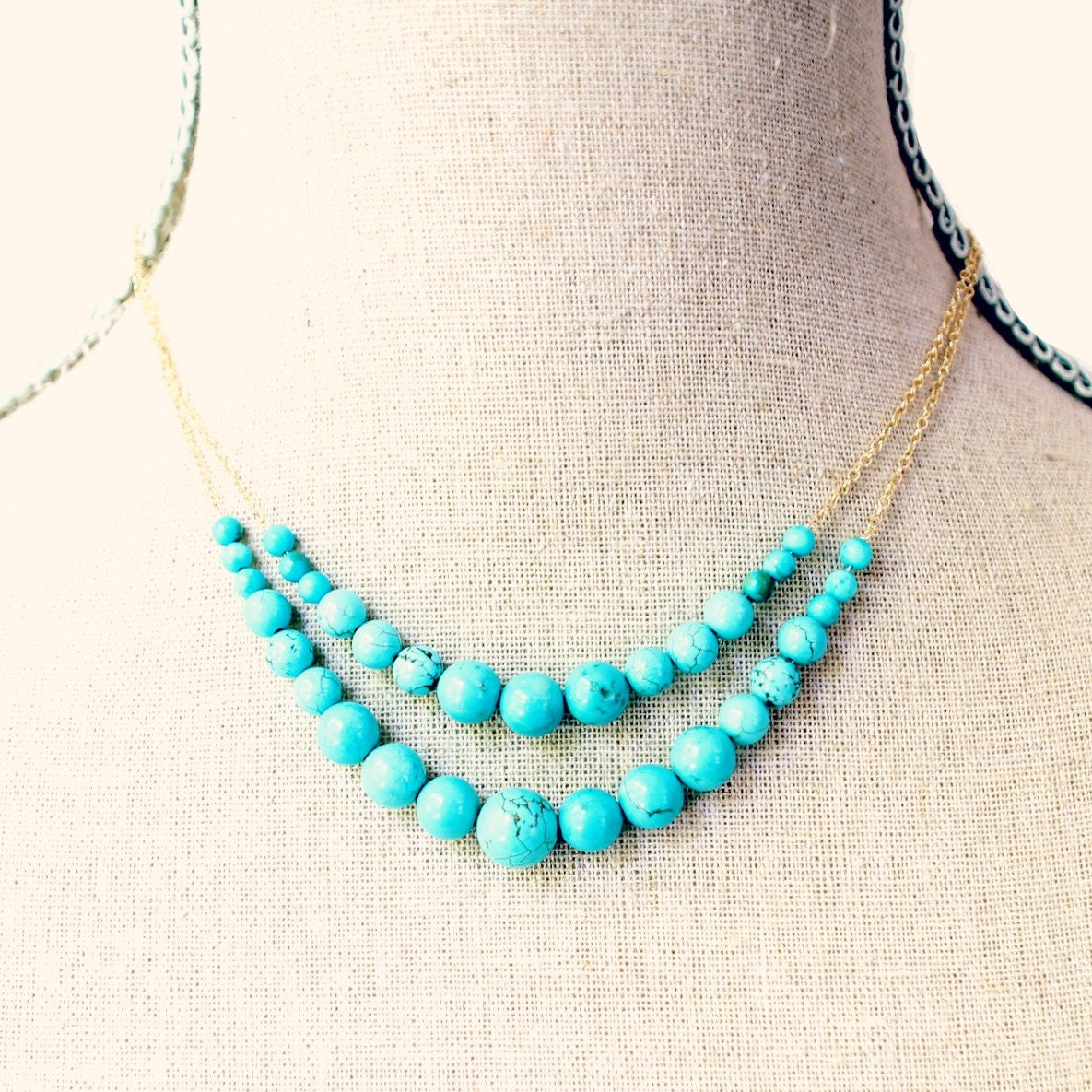 Turquoise Strand Necklace