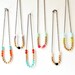 Colorful Chunky Bead Strand Necklace