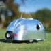 Vintage Aluminum Airstream Birdhouse Trailer