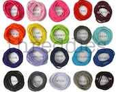 100 ponytail holders / ponytail elastics - MAKE YOUR own ASSORTMENT from 20 solid colors and 6 metallics - no metal