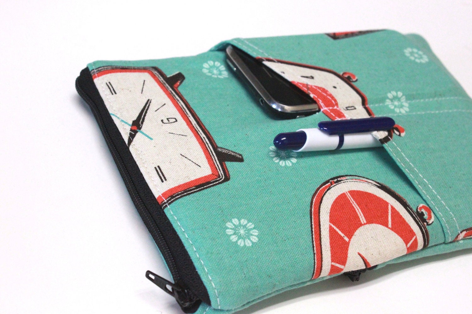 Fun eReader Kindle Nook Case Women's Fire Paperwhite HD Cover - Alarm Clocks