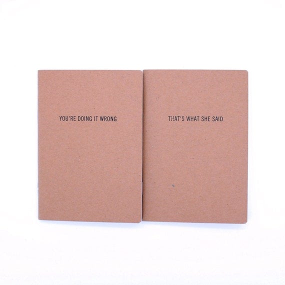 You're Doing it Wrong / That's What She Said Pocketbooks