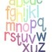 The Happy Alphabet - Rainbow Light 8 x 10