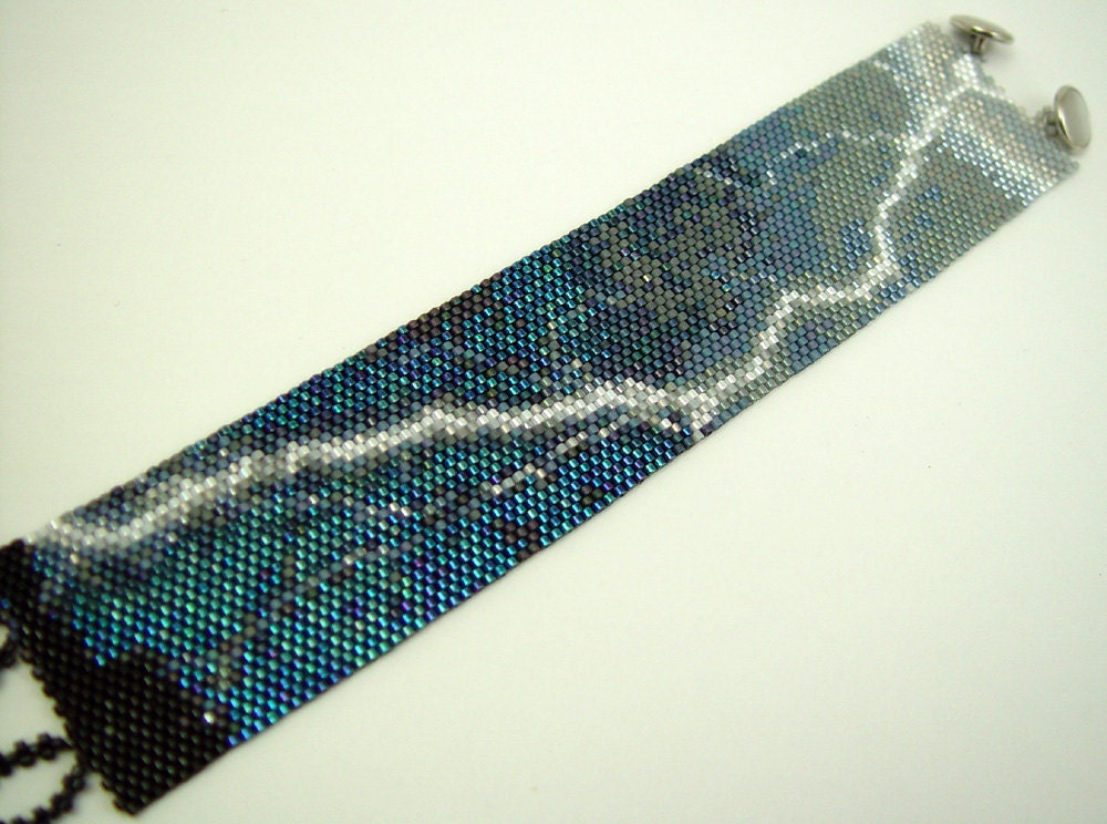 Lightning Striking Again Cuff OOAK