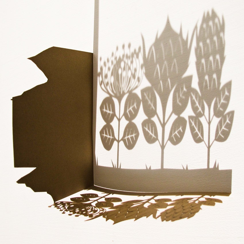 Lasercut card - Table Mountain