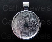 25MM Round Cameo Cab Or Resin Tray