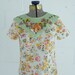 fox print floral top Supayana LAST ONE size small