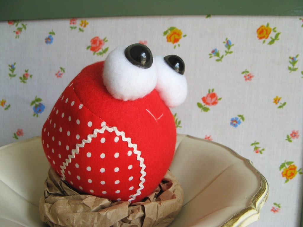 sweet Baby Owl in Nest