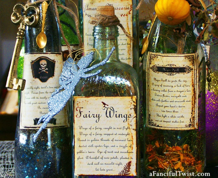Spell and Potion Magic - 6 Apothecary labels