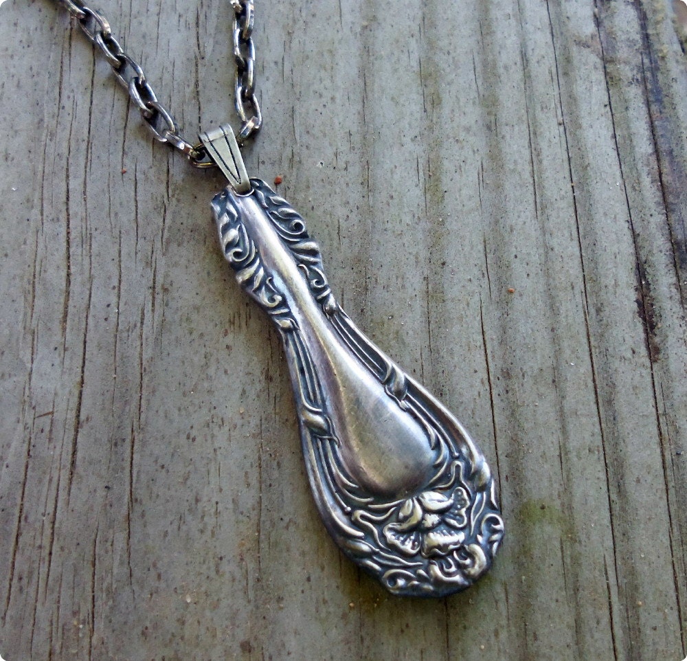 Vintage Silver Spoon Necklace