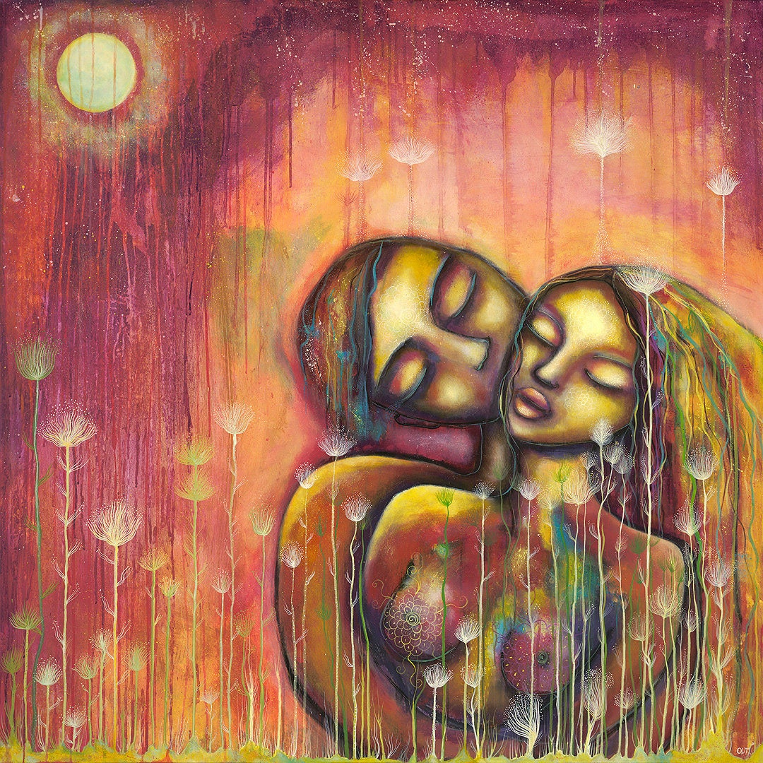 Lovers, large print