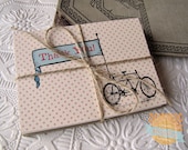 Tandem Bike Thank You Notes set of twenty